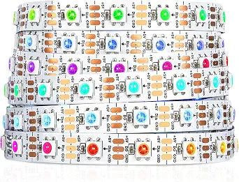 SEZO WS2812B ECO LED Strip Light 16.4FT 60LEDs/m Individually Addressable