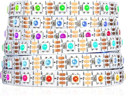 SEZO WS2812B ECO LED Strip Light 16.4FT 60LEDs/m Individually Addressable