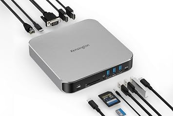 Kensington AD220S3 USB-C Triple Video Mobile Dock K31343WW, Silver - Image 2
