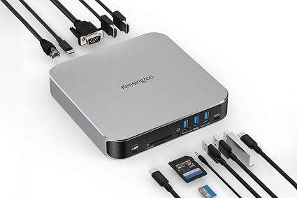 Kensington AD220S3 USB-C Triple Video Mobile Dock K31343WW, Silver - Image 4