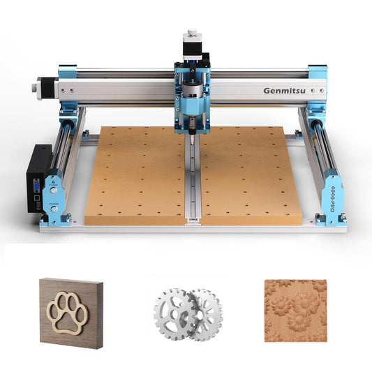 Genmitsu 4040-PRO CNC Router Machine for Metal Acrylic Cutting Milling