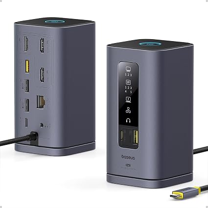 Baseus Spacemate Docking Station 11-in-1 with Triple Display for Mac - Image 4