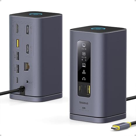 Baseus Spacemate Docking Station 11-in-1 with Triple Display for Mac - Image 5