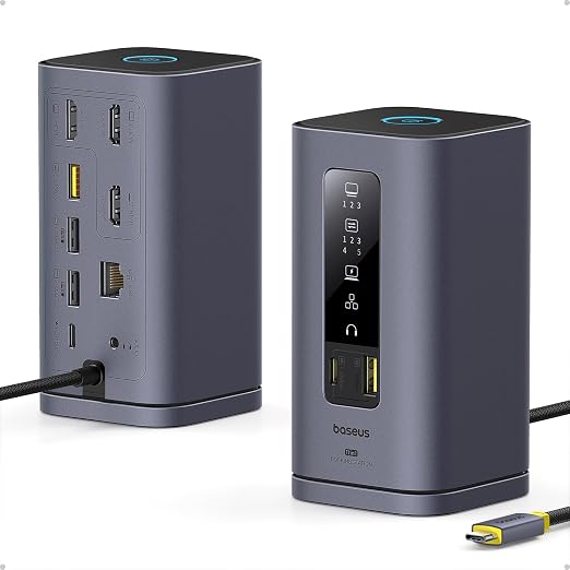 Baseus Spacemate Docking Station 11-in-1 with Triple Display for Mac - Image 6