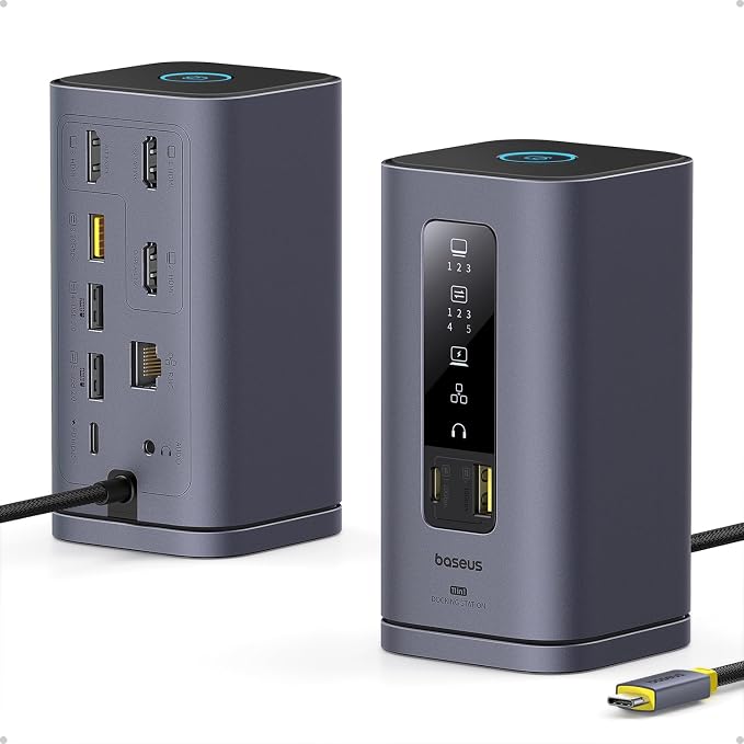 Baseus Spacemate Docking Station 11-in-1 with Triple Display for Mac - Image 8