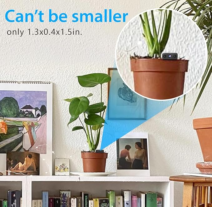 【Free 32G】 Smallest Wireless Camera,HD1080P WiFi Security Camera,Baby Monitor,Mini Camera,Nanny Cam with Night Vision,Motion Detection,Cloud Storage Remote Viewing for Security withiOS Android APP