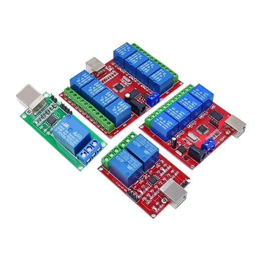 5V 12V 1 2 4 8 Channel USB Relay Control Switch Programmable Computer for Smart Home PC Intelligent Controller