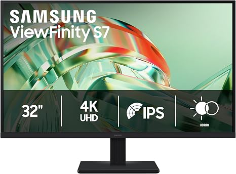 Samsung 32" ViewFinity S7 (S71H) 4K UHD IPS HDR10 High Resolution Monitor