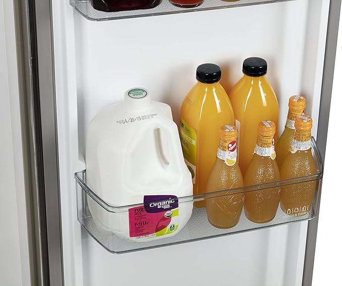 Hamilton Beach HBF2064 20.6 cu ft Counter Depth Full Size Refrigerator, Side Doors, Stainless