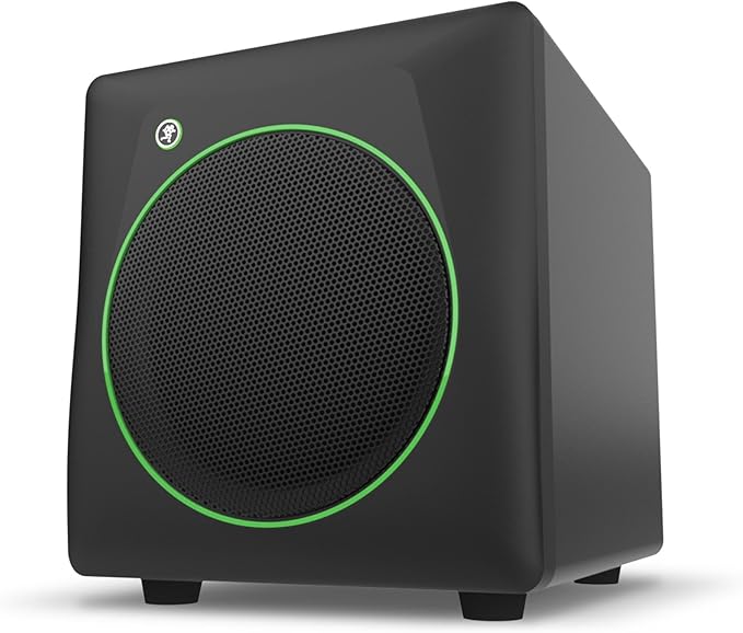 Mackie CR8SBT 8” Powered Subwoofer with Desktop Remote, Bluetooth, TRS, RCA, Crossover and Polarity Controls, Compatible with CR Series Powered Studio Monitors