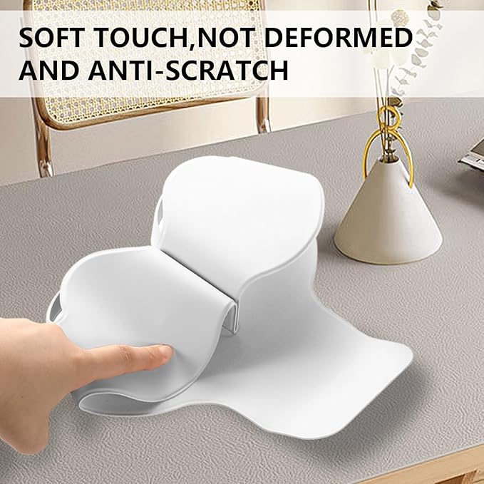 Maxjoy for Apple Airpods Max Smart Case Cover, Soft PU Leather Protective Cover Accessories for Airpod Max with Sleep Mode, Anti-Dust Travel Carrying Case for Airpods Pro Max Headphones, White