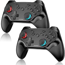 Nonbliep 2 Pack Wireless Controller for Nintendo Switch 2/1 Lite/OLED and PC, with Bluetooth, Turbo, Gyro Axis, Dual Vibration, and Screenshot, Compatible with Steam and Switch 2/1 - Image 1