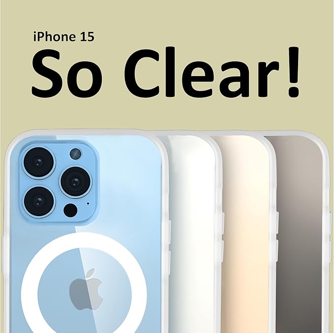 Sonix Case for iPhone 15 Pro | Compatible with MagSafe | 10ft Drop Tested | Clear