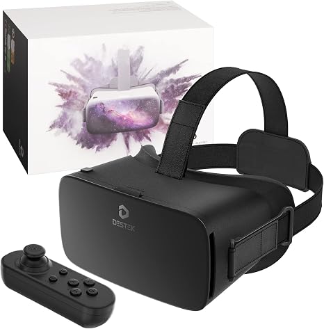 DESTEK V5 VR Headset for Phones & Kids – Fits All Smartphone Sizes