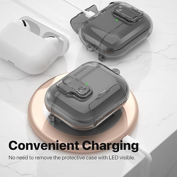 Valkit Compatible Airpods Pro 2nd Generation Case Clear, Soft TPU AirPods Pro 2 Case Transparent Protective Cover for Women Men Shockproof iPods Pro 2 Cases Skin for Airpods Pro 2 Charging Cases