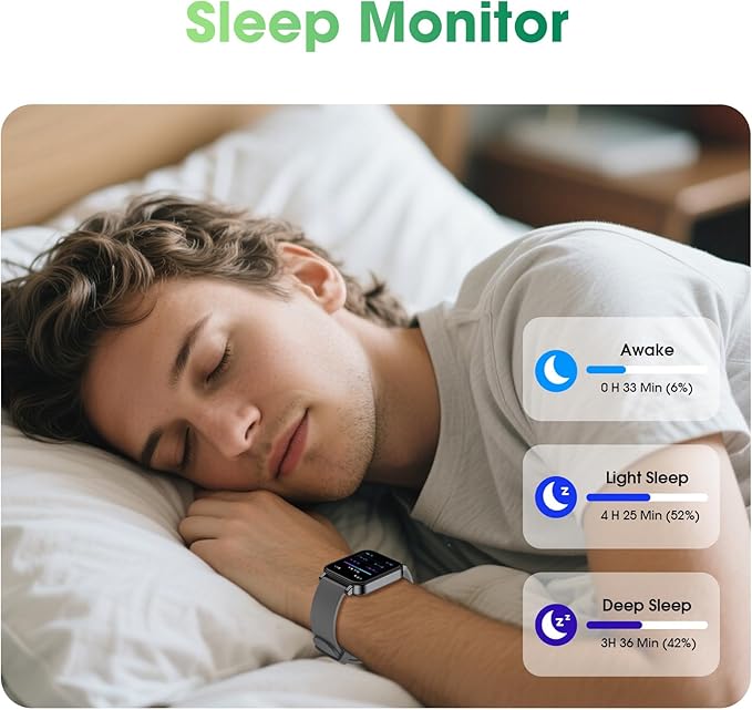 Pedometer Watch Senior Friendly No App/Phone Required, Waterproof Fitness Tracker Watch with Step Counter Calories/Sleep Tracker for Walking Running for Men Women