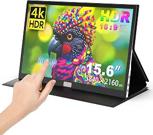 4K Portable Monitor,15.6-inch Portable Touch Monitor,