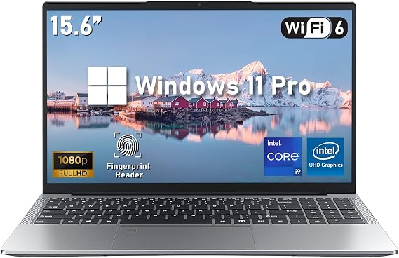 NIAKUN Gaming Laptop, Window 11 Pro Laptop Computer,15.6 Inch Lap Top 2026, 32GB RAM 1TB SSD,i9-11900H 8C/16T Processor(up to 4.9Ghz),UHD Graphics, FHD 1920*1080 Display,WiFi 6,BT5.2,Backlit Keyboard