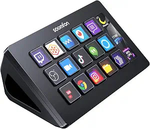 SOOMFON Stream Controller Studio Control Deck 15 Macro Keys and Dashboard