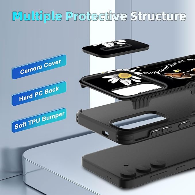 for Galaxy S25 Plus Case Built in Slide Camera Lens Cover,Heavy Duty Shockproof Protection Dual Layer Case for Samsung Galaxy S25 Plus 6.7" 2025,You are My Sunshine Dachshund