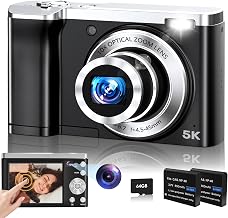 5K Digital Camera 56MP Cameras for Photography Autofocus,10X Optical Zoom - Image 1