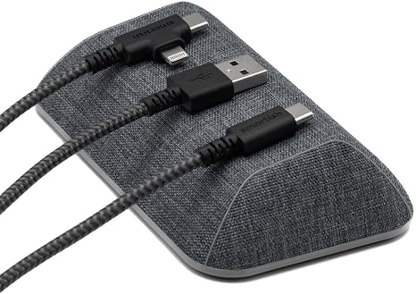 Smartish Magnetic Cord Holder, Bigger Cable Wrangler, Office Desk Organizer
