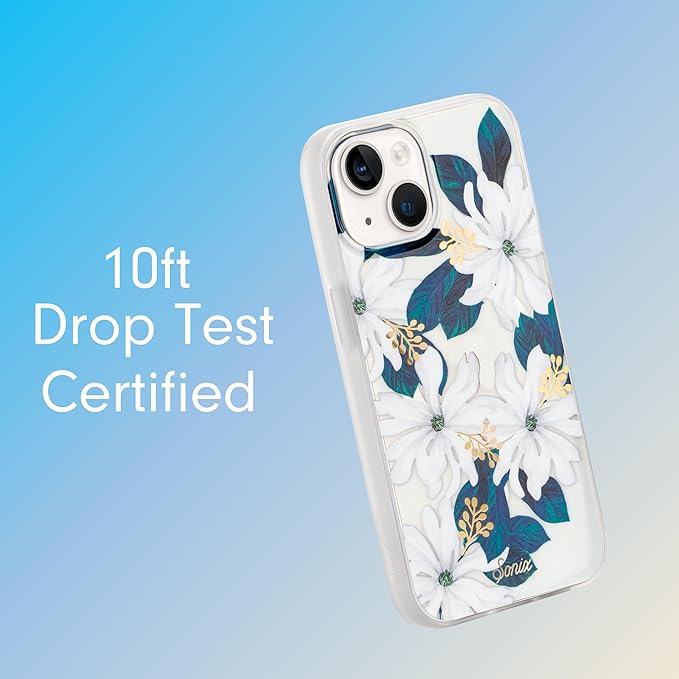 Sonix Case for iPhone 15 Plus, iPhone 14 Plus | Compatible with MagSafe | 10ft Drop Tested | Delilah Flowers