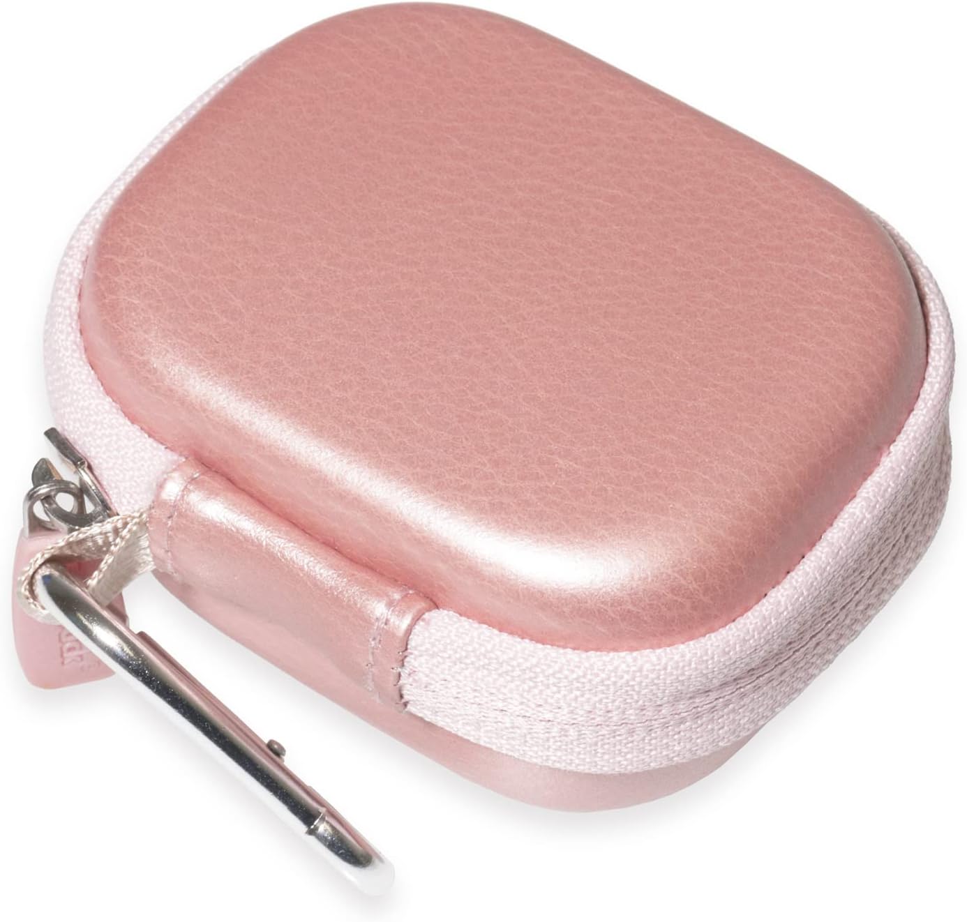 True Wireless Earbuds Carrying Case Compact Water Resistant Pink