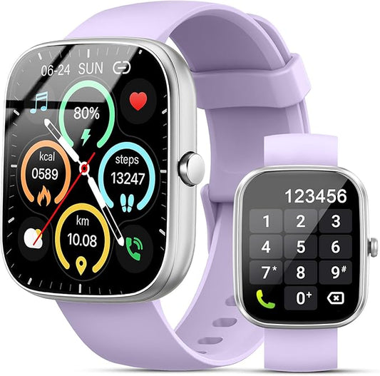 Fempoin Smart Watch, SmartWatch for Men Women Touch Screen Answer/Make Call, IP68 Waterproof 100+ Sport Activity Tracker, Fitness Tracker with Sleep Monitor/SpO2/Pedometer Heart Rate for Android iOS
