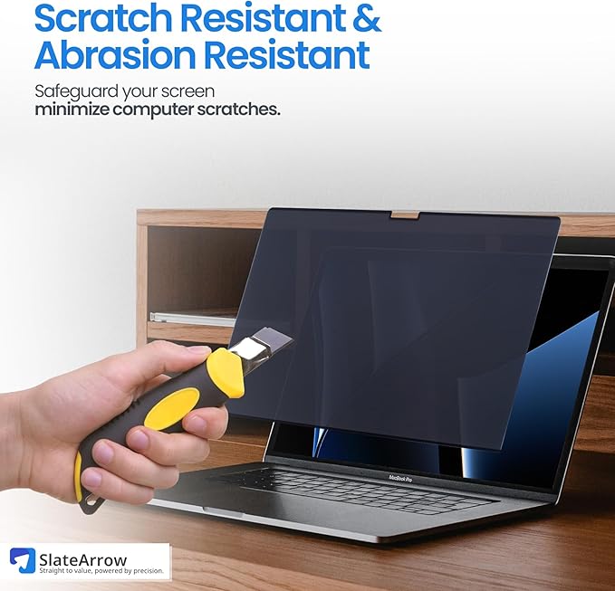 Magnetic Privacy Screen for MacBook Pro 16 inch (2021-2025 M1-M4 Max), Anti-Glare, Blue Light Protector, Scratch Resistant, Removable Laptop Filter Private Shield & Webcam Cover
