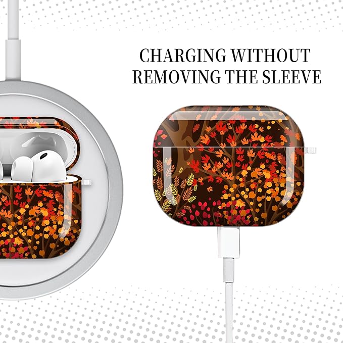 for AirPods Pro 3 Case, Compatible with AirPods Pro 3rd Generation Case (2025), Shockproof Protective Cover with Golden Carabine (Cute Tree)