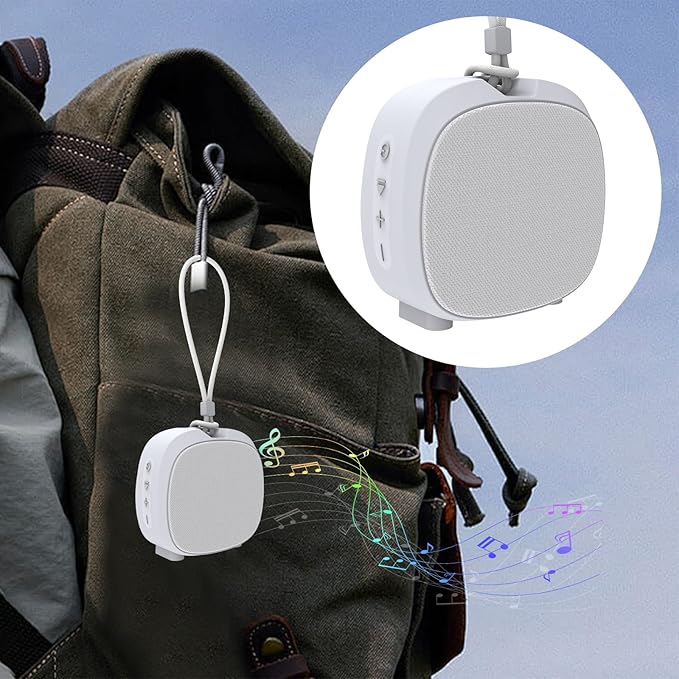 Portable Bluetooth Speakers, RGB Lights TWS Speakers，Wireless IPX5 Waterproof Mini Speaker with Loud Stereo Sound,15 Hours Playtime, Rechargeable Battery.