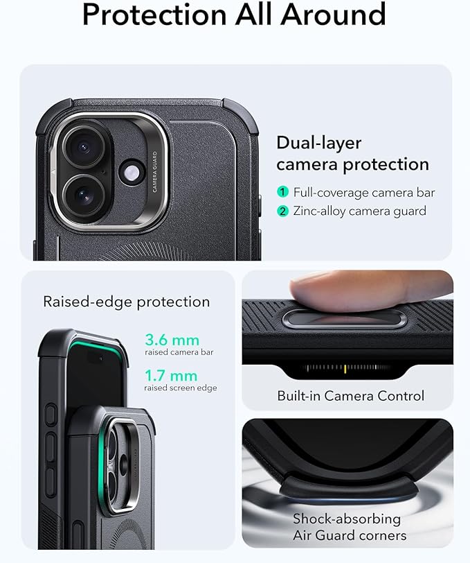 ESR for iPhone 17 Privacy Screen Protector with Magnetic Phone Case