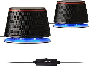 Sanyun SW102 Computer Speakers for Desktop PC Laptop, 2.0 USB Powered
