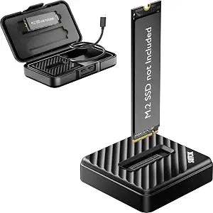 Tool-Free M.2 NVMe SATA SSD Reader Adapter with Storage Box 10Gbps
