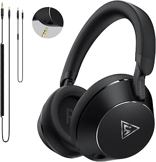 DOQAUS Studio Monitor Headphones, Professional Wired DJ Headphones Over Ear - Image 1