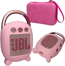 JCHPINE Silicone Cover and Carrying Case for JBL Clip 4 Bluetooth Speaker - Image 1