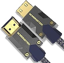 Monster M3000 Ultra High Speed HDMI Cable 4.9 ft, 8K 60Hz, 48 Gbps, HDR, ARC/eARC, 7.1 Audio, Braided Duraflex Jacket, Gold Plated Connectors, HDMI Cable for TV, Gaming, Monitor, Soundbar - Image 1