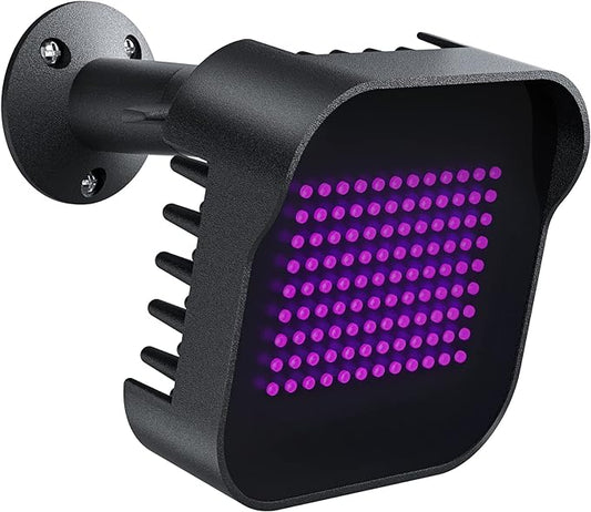 DI20B IR Illuminator | Long Range Infrared Flood Light for Security Camera (Black, w/Power Adapter)
