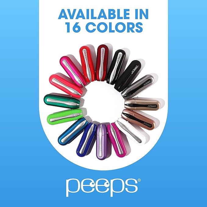 CarbonKlean Peeps Glasses Cleaner - for Eyeglasses, Reading Glasses, and More - Lens Cleaner with Carbon Microfiber Tech - Soft Touch Pink - 2 Count