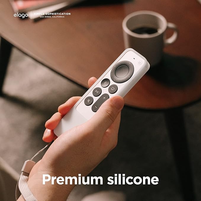 elago R4 Retro Case Compatible with 2022 Apple TV 4K Siri Remote 3rd Generation, Compatible with 2021 Apple TV Siri Remote 2nd Gen - Classic Controller Design [Non-Functional] (Nightglow Blue)