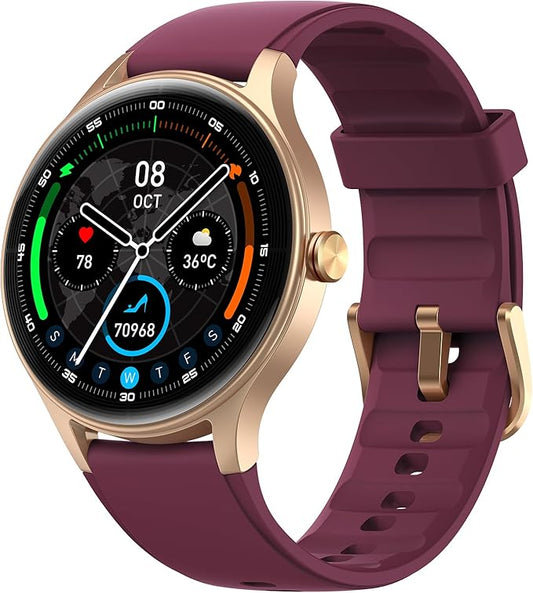 Smart Watches for Women,1.57" HD Touchscreen SmartWatch(2 Bands) with Bluetooth Calls (Make/Answer),Fitness Tracker with Heart Rate/Sp02/Sleep Monitor,110+ Sport Modes (Purple, 1.57)