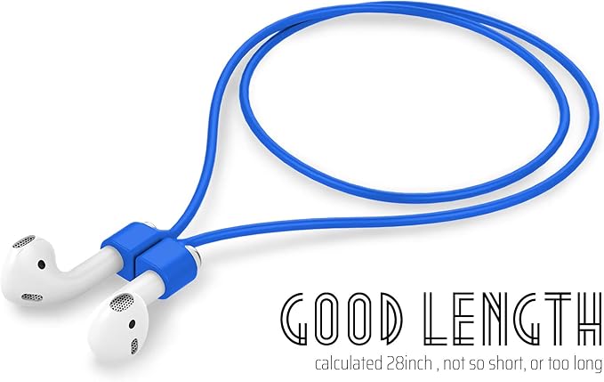 Ultra Strong Magnetic Airpod Pro Strap Anti-Lost Cord Sports Lanyard Compatible with Airpods 3rd 2nd Generation Pro 3 2 1 (Blue)