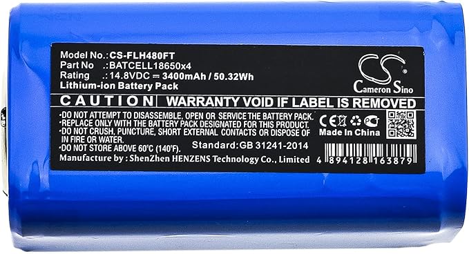 Cameron Sino Battery for Bigblue TL4000P, TL4500P, TL4800P, VL10000P, VL5800P, VL6500-TC, VL7200-TC, VL7500P, VL8000P-TC, VL8300P, VL9000P, VTL5500P, VTL8000P, VTL8000P-MAX 3400mAh