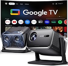 Aurzen BOOM mini Google TV Outdoor Smart Projector with 20W Dolby Audio - Image 1