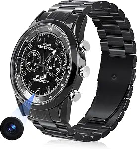 Mini Security Camera - 1080P HD Watch Camera Nanny Cam with Motion Detection, Portable Baby Monitor for Home, Built-in Storage 32G