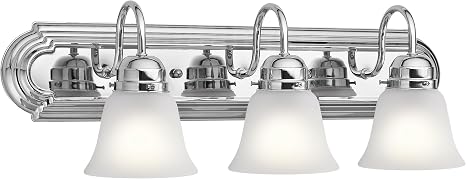 Kichler 3-Light Bathroom Vanity Light, Chrome