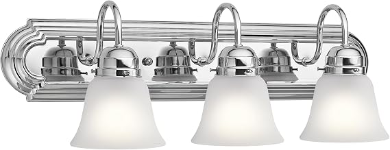 Kichler 3-Light Bathroom Vanity Light, Chrome
