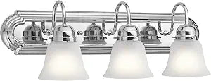Kichler 3-Light Bathroom Vanity Light, Chrome