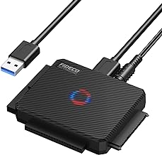 FIDECO SATA/IDE to USB 3.0 Adapter, Hard Drive Adapter Cable Converter for Universal 2.5/3.5 Inch IDE HDD, 2.5 Inch SSD, 5.25-Inch DVD/CD Drive - Image 1